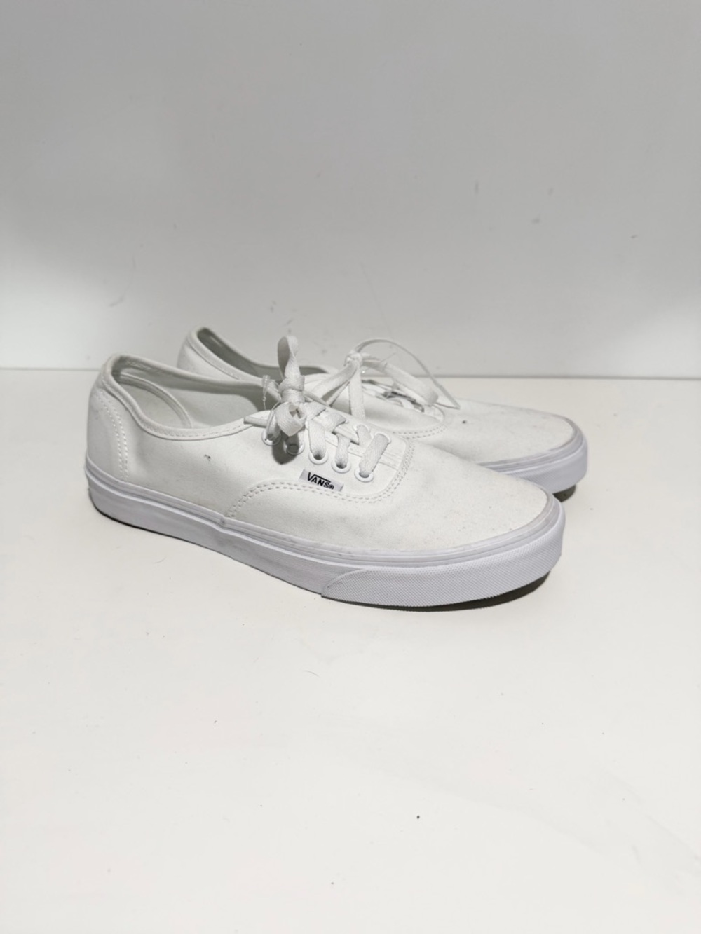 Vans Classic White Canvas Sneakers